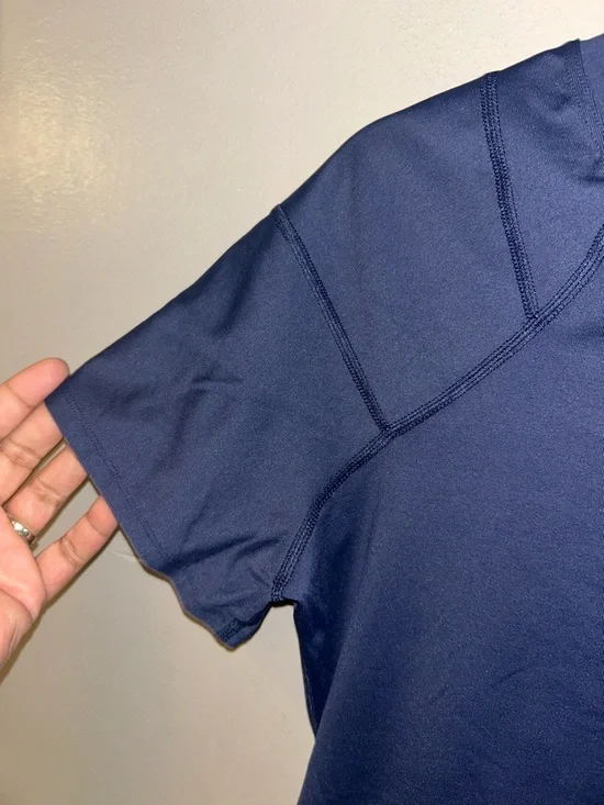 Tommy Copper Shirt - navy Shoulder Support Shirt | Women's Short Sleeve - Picture 5 of 11
